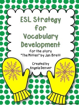 Preview of ESL Vocabulary Activity for Vocabulary Development for The Mitten