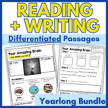 Preview of ESL Reading Comprehension & Writing Curriculum, Close Reading, Vocabulary