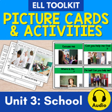 ESL Vocabulary Flashcards for Around the School - ESL Firs