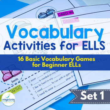 Preview of ESL Vocabulary Games | ESL Classroom, ESL Feelings, ESL Family