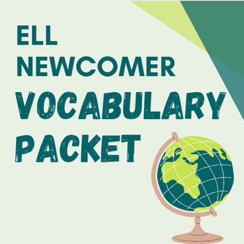 Preview of ESL Vocabulary Packet - Inside the USA - Newcomer ESL Unit 1