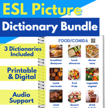 Preview of ESL Vocabulary Picture Dictionary & ESL Newcomer Activities