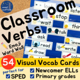 ESL Vocabulary Wall: Visual Directions + High Frequency Ac