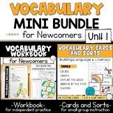 ESL Vocabulary Workbook, Cards and Sorts Mini Bundle for N