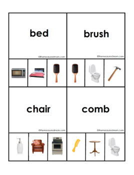 ESL Vocabulary Bundle: Household Objects