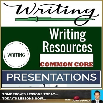 Preview of WRITING PRESENTATIONS BUNDLE