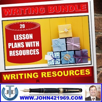 Preview of WRITING BUNDLE LESSON PLANS AND RESOURCES