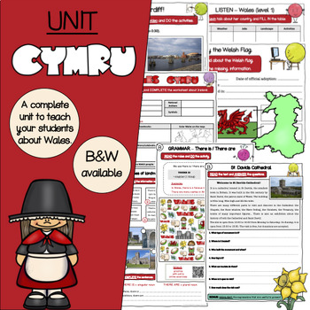Preview of ESL Wales Unit / Cymru Unit (Land of Castles)