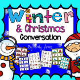 ESL Winter  & Christmas Conversation (Cards, Powerpoint, p