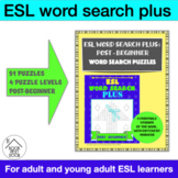 ESL Word Search Plus: Post-Beginner Word Search Puzzles