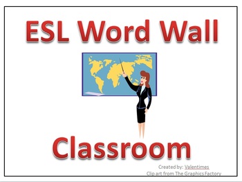 Preview of ESL Word Wall Classroom