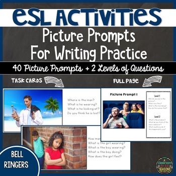 Preview of ESL Writing Activities With Picture Prompts