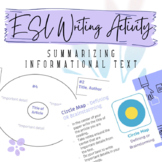 ESL Writing Activity - Summarizing Informational Text ELPA