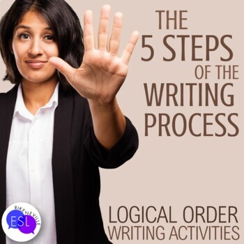 Preview of Five Steps of the Writing Process with Logical Order Activities