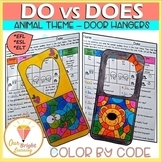 ESL and EFL Color by Word | Do | Does | Don't | Doesn't | Craft