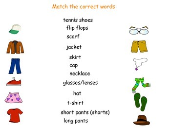 ESL and Spanish Clothes/La Ropa Activities by Herappleness | TPT