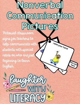 Preview of ESL and Special Education Nonverbal Communication Pictures