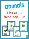 ESL animals  I have ... Who has ...? game