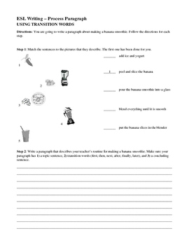 The Writing Process Part 4: Checking Your Paragraph (2 pages + key) - ESL  worksheet by juliag
