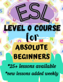 ESL for BEGINNERS:  8 units - 24 lessons - Level 1 course 