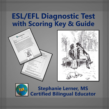 Preview of ESL/EFL Diagnostic Test with Scoring Key & Guide