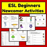 ESL newcomer vocabulary cards-beginner worksheets- ESL new