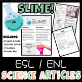Slime Article | ESL Science Text | At-Home Science Experim