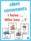 ESL silent consonants  I have ... Who has ...? game