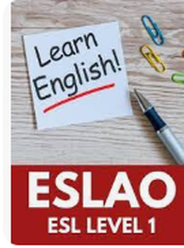 Preview of ESLAO--Level 1 English as a Second Language-Course