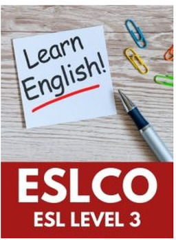 Preview of ESLCO Level 3 English as a Second Language-Full Course