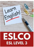 ESLCO Level 3 English as a Second Language-Full Course