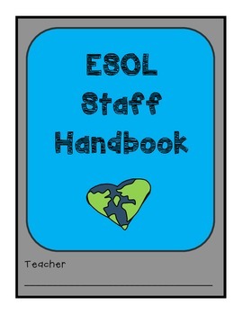 Preview of ESOL Handbook for Staff- EDITABLE!