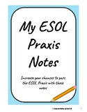 ESOL Praxis Notes