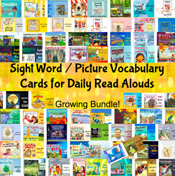 Preview of ESOL Sight Word Bundle for Daily Read Alouds - Growing Weekly!