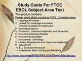 ESOL TESOL ESL Study Guide for Subject Area Exam