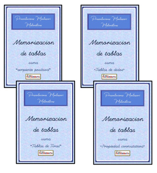Preview of ESPAÑOL: ALBUM Montessori Matemáticas - Sistema Decimal (Memoriza Tablas Suma)