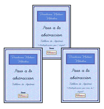 Preview of ESPAÑOL: ALBUM Montessori Matemáticas-Sistema Decimal - Tablero de ajedrez