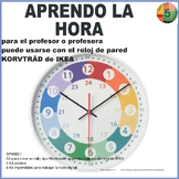 ESPAÑOL - Aprendo la hora - Teacher's Set Hands on activit
