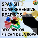 ESPAÑOL - Lecturas comprensivas LA ROPA - Reading Comprehe