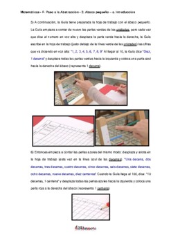 ESPAÑOL: Presentación Montessori Matemáticas (ábaco pequeño) | TPT