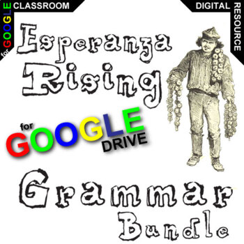 Preview of ESPERANZA RISING Grammar Activity - Commas Conjunctions DIGITAL In-Context