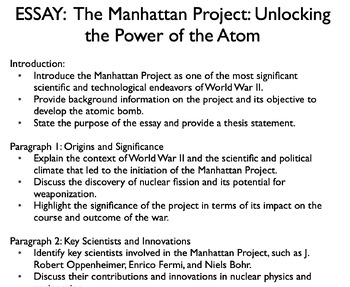 thesis about the manhattan project