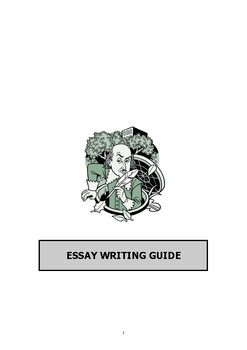 Preview of ESSAY WRITING GUIDE / A Writing Guide for High School and College Students