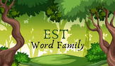 EST Word Family Google slides Activity Worksheet Lesson