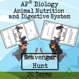 EST's AP® Biology Scavenger Hunt - Animal Nutrition/Digest