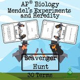 EST's AP® Biology Scavenger Hunt - Mendel and Heredity - Game