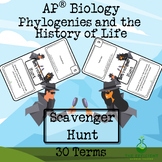 EST's AP® Biology Scavenger Hunt - Phylogenies/History of 