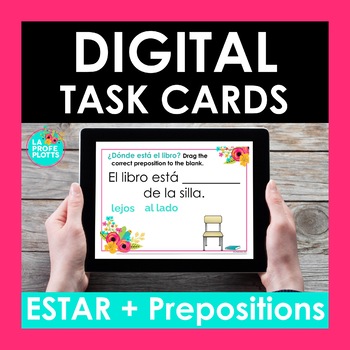 Preview of ESTAR and Prepositions BOOM CARDS | Digital Task Cards