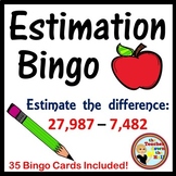 ESTIMATE Estimation Bingo Math Game with 35 Bingo Cards!