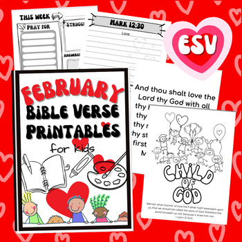 Preview of ESV Bible Verse Printables about LOVE